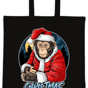 Karácsonyi Mikulás majom- Basic rövid fülű táska