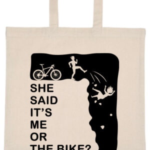 Me or bike – hosszú vagy rövid fülű vászontáska