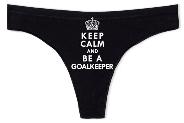 Tanga Keep calm Goalkeeper fekete