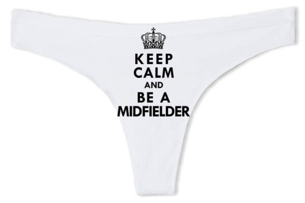 Tanga Keep calm midfielder fehér