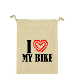 I love my bike – Vászonzacskó közepes