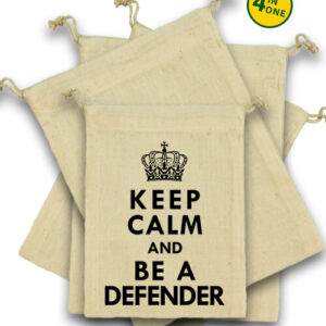 Keep calm defender – Vászonzacskó szett