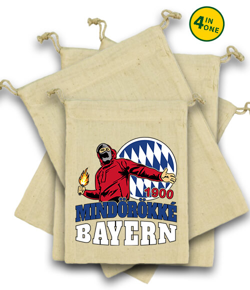 Vászonzacskó szett Mindörökké Bayern natúr