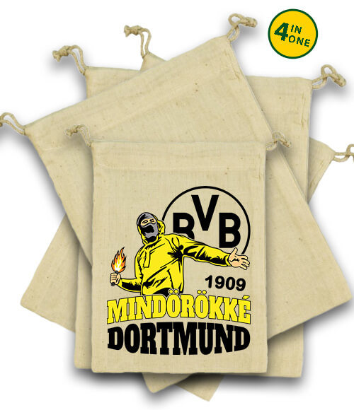 Vászonzacskó szett Mindörökké Dortmund natúr