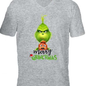 Merry Grinchmas – Férfi V nyakú póló