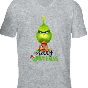 Merry Grinchmas – Férfi V nyakú póló
