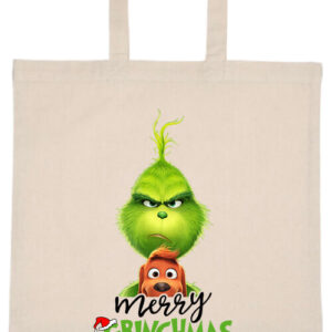 Merry Grinchmas – hosszú vagy rövid fülű vászontáska