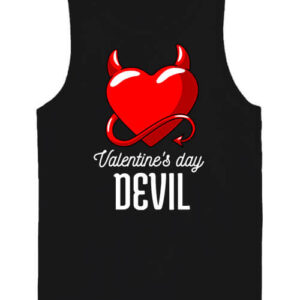 Valentine’s day devil – Férfi ujjatlan póló