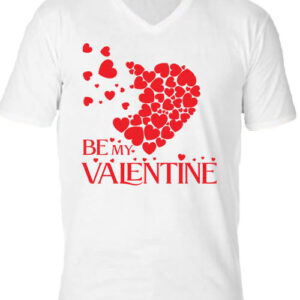 Be my Valentine – Férfi V nyakú póló