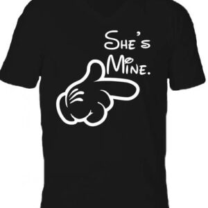 She is mine – Férfi V nyakú póló