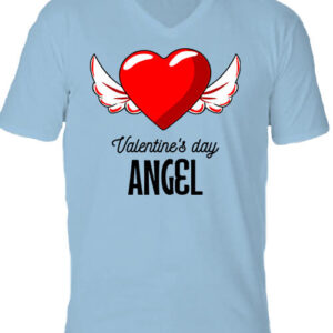 Valentine’s day angel – Férfi V nyakú póló