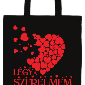 Légy a szerelmem- Prémium hosszú fülű táska