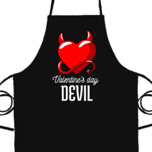 Valentine’s day devil- Basic kötény