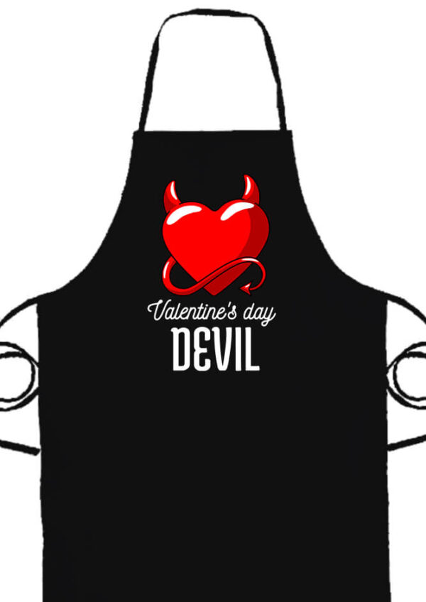 Valentine's day devil- Prémium kötény