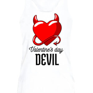 Valentine’s day devil – Női ujjatlan póló
