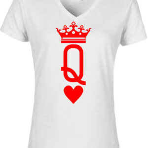 Queen – Női V nyakú póló