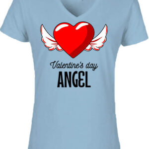 Valentine’s day angel – Női V nyakú póló