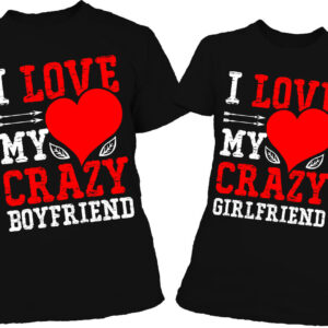 I love crazy boyfriend girlfriend – Páros póló