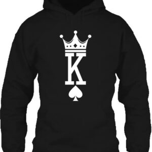 King – Unisex kapucnis pulóver