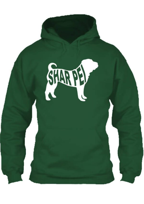 Sharpei - Unisex kapucnis pulóver