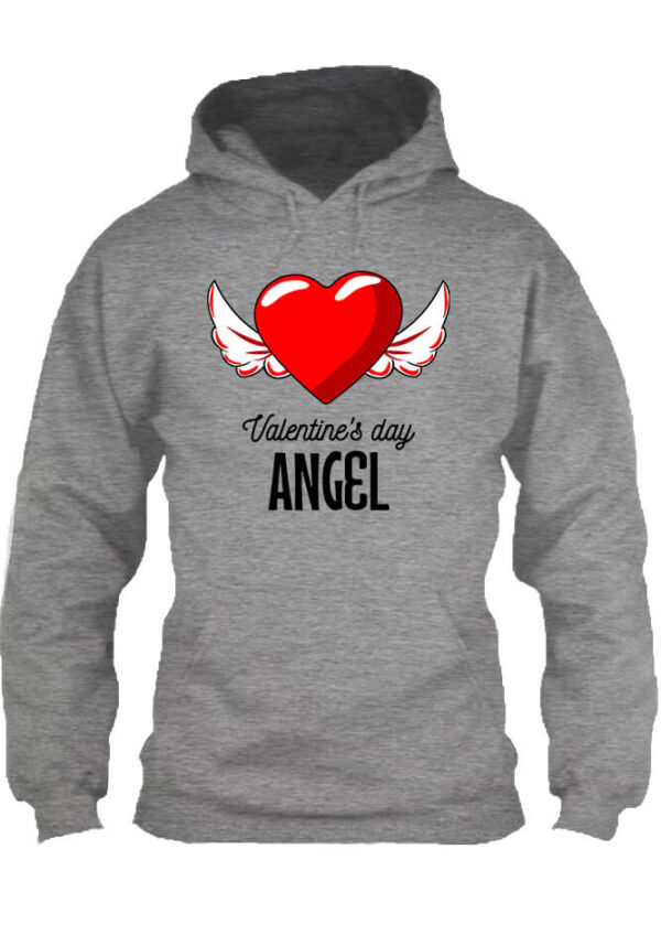 Valentine's day angel - Unisex kapucnis pulóver