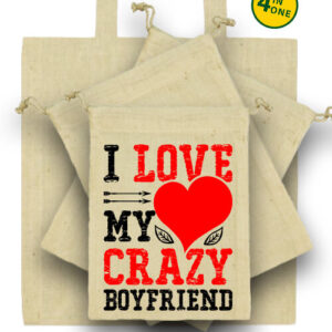 I love my crazy boyfriend – Táska szett