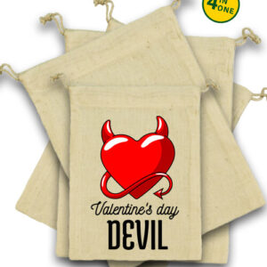 Valentine’s day devil – Vászonzacskó szett