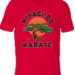 Miyagi do karate – Férfi V nyakú póló