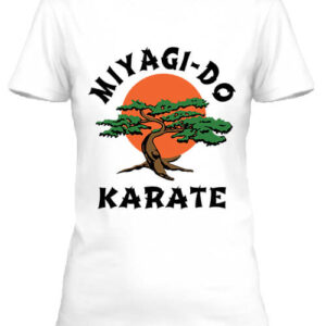 Miyagi do karate – Női V nyakú póló