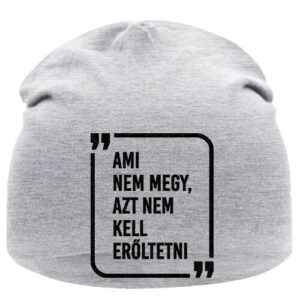 Ami nem megy –  Sapka