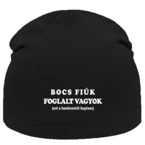 Bocs fiúk foglalt vagyok –  Sapka