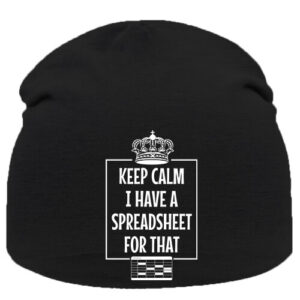 Keep calm I have a spreadsheet –  Sapka