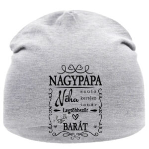 Nagypapa barát –  Sapka