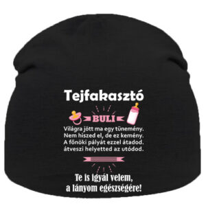 Tejfakasztó lány –  Sapka