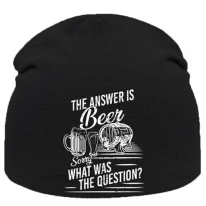 The answer is beer –  Sapka