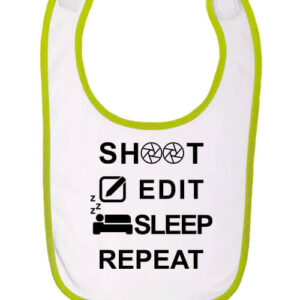 Shoot edit sleep repeat – Baba előke