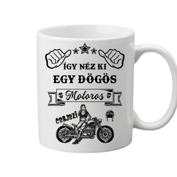 Dögös motoros - Bögre