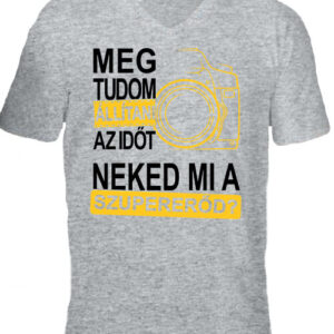 Meg tudom állítani az időt – Férfi V nyakú póló