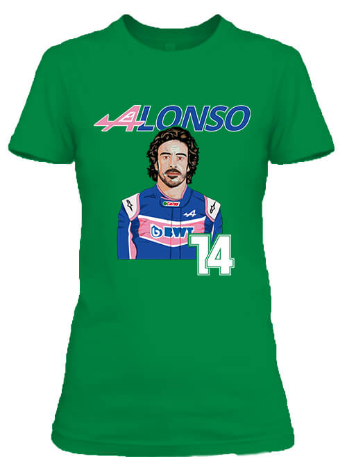 Fernando Alonso - Női póló