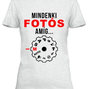 Mindenki fotós – Női póló