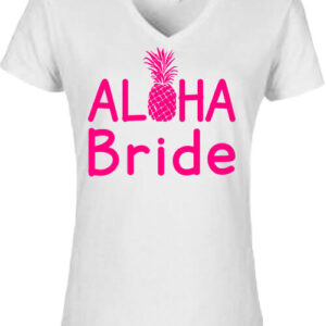 Aloha Bride – Női V nyakú póló