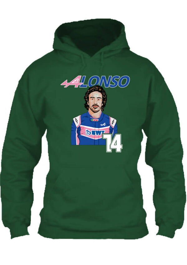 Fernando Alonso - Unisex kapucnis pulóver