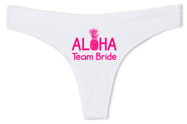 Aloha Team Bride - Tanga