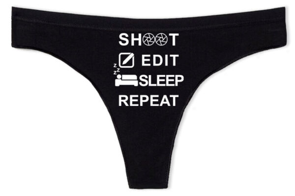 Shoot edit sleep repeat - Tanga