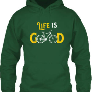 Life is good – Unisex kapucnis pulóver