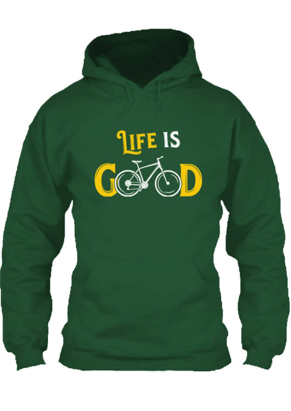 Life is good - Unisex kapucnis pulóver