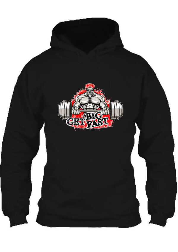 Get big fast testépítő - Unisex kapucnis pulóver