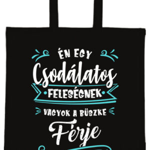 Csodálatos férj – hosszú vagy rövid fülű vászontáska