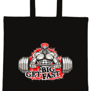 Get big fast testépítő – hosszú vagy rövid fülű vászontáska
