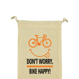 Don’t worry bike happy – Vászonzacskó közepes